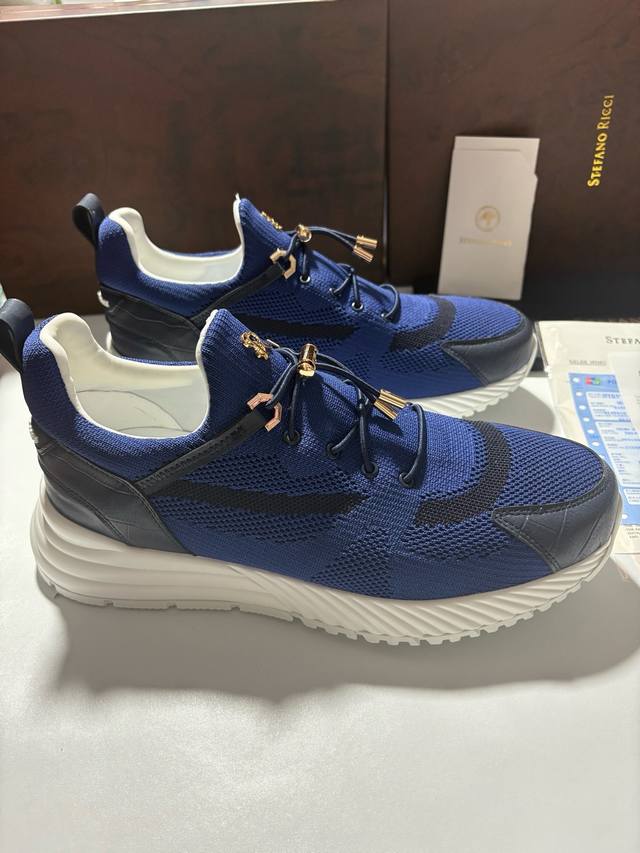 New Arrival at Real Price! Original Quality Stefano Ricci Men's Sneakers, made w