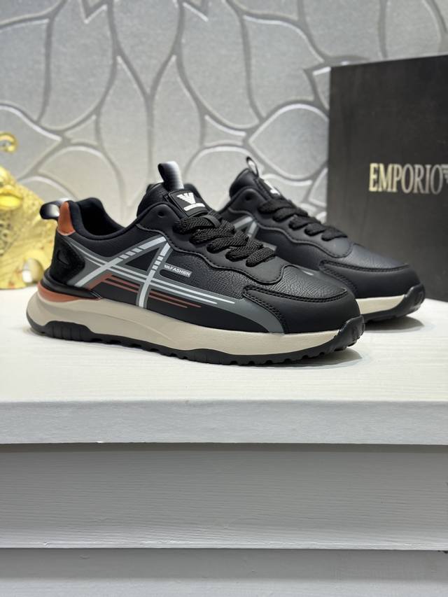 Armani* High-end boutique style. Original Armani casual style with a bold logo.