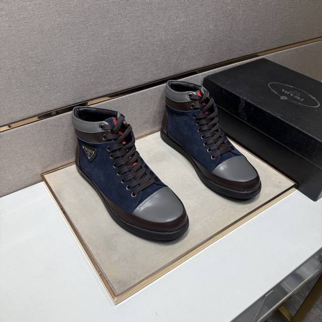 Factory Price (pp) Prada Men's Casual Shoes 2025Z (Retail Price Available) Size