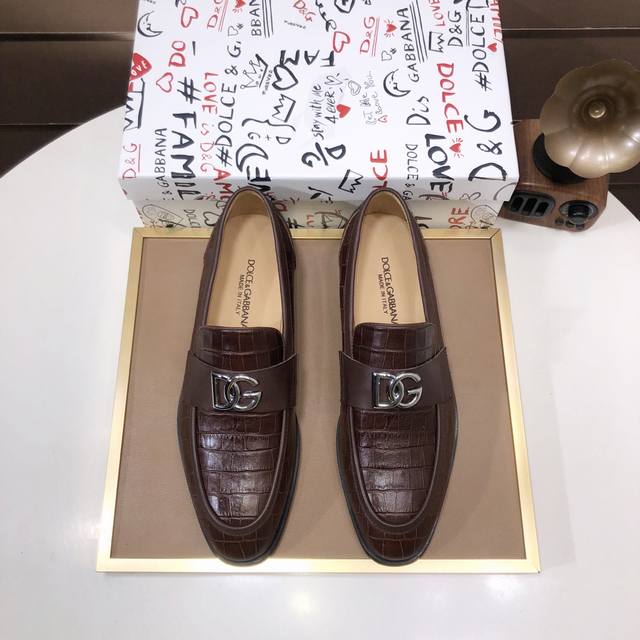 Factory Price p Dg Top-Tier Men's New Leather Shoes, Available Simultaneously w