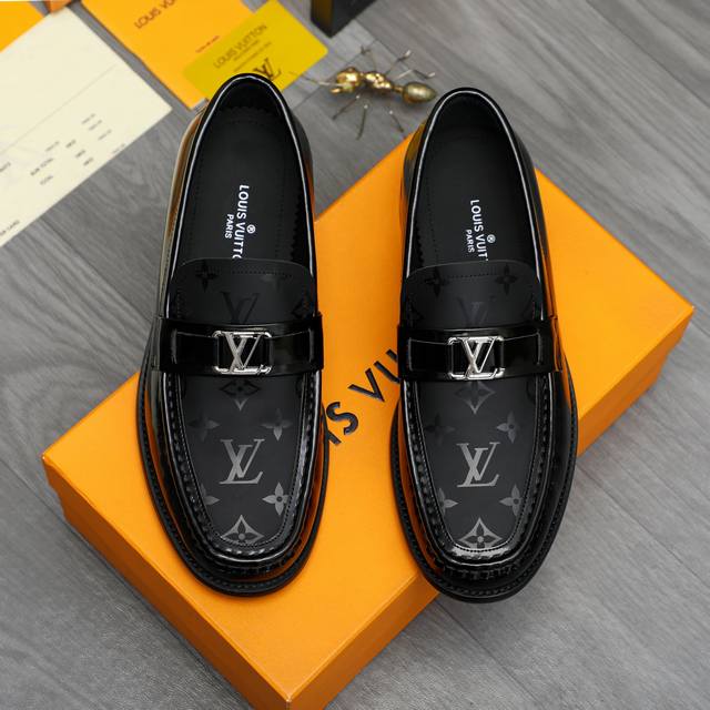Product Trademark: Louis Vuitton Business Slip-on Leather Shoes True to Size: 3