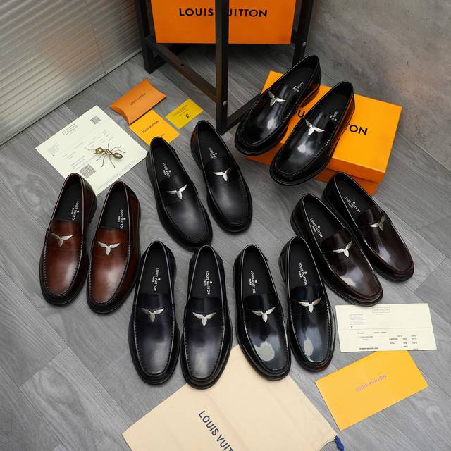 Product Trademark: Louis Vuitton Business Slip-on Leather Shoes True to Size: 3