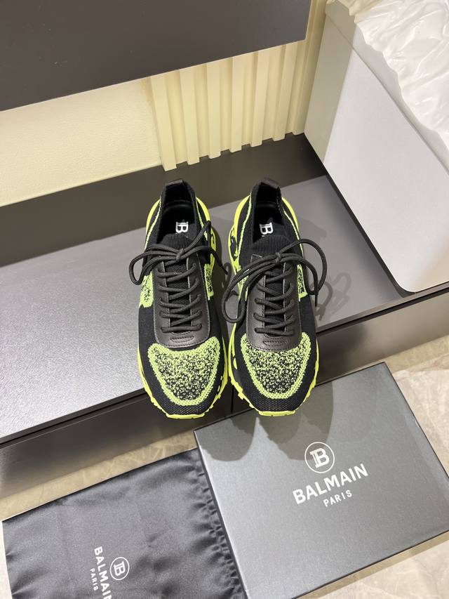 Balmain Men's Casual Sneakers. Balmain is known for its bold and visionary silh
