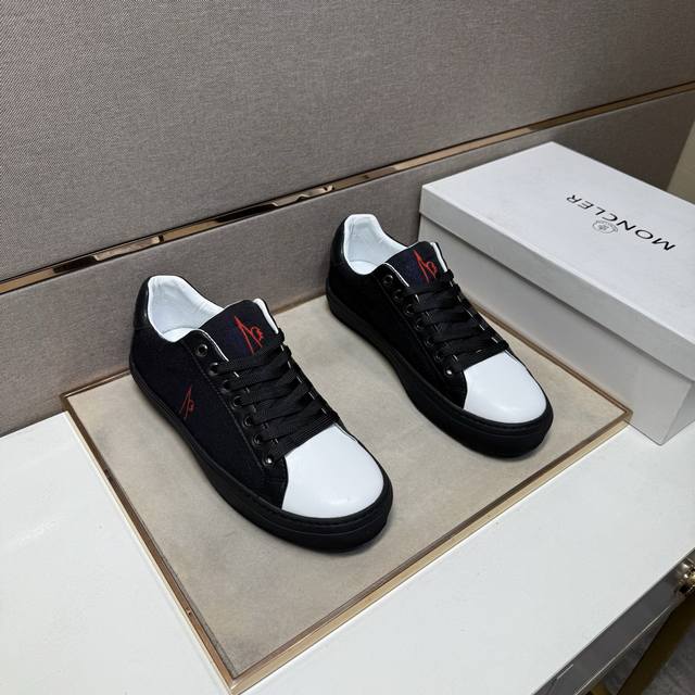 Factory Price (pp) Moncler Men's Casual Shoes 2025Z (Retail Price Available) Si
