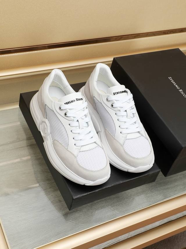 Factory p Stefano Ricci original single-style casual fashion shoes. Simple and