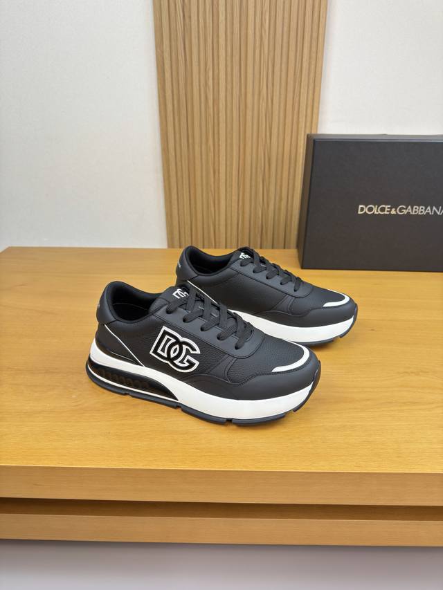 Dolce & Gabbana - High-end quality original casual sports shoes - Upper: Lychee-