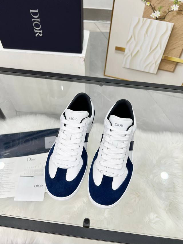 Top-tier version factory price p Dior B01 couple's casual German trainer shoes,