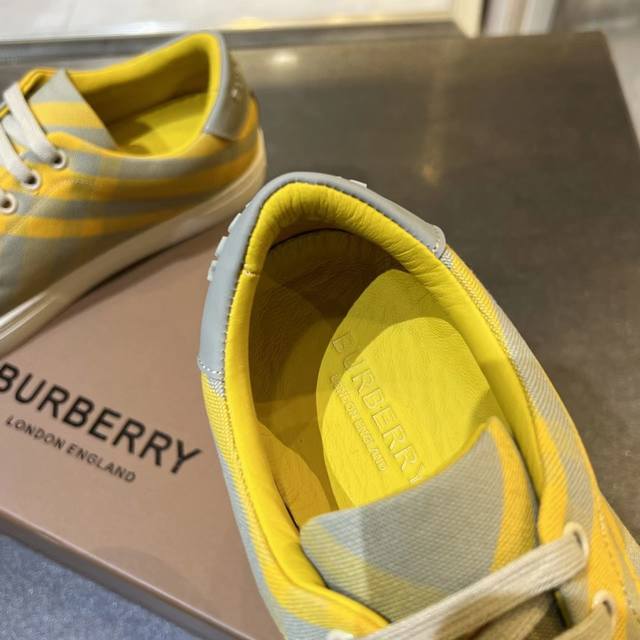 Real Price: Burberry new style, leather and suede sneakers, featuring our Englis