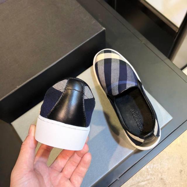 Real Price: Same as Burberry boutique prices, slip-on sneakers, made from select