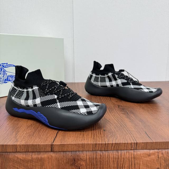 Real Price: High-quality Burberry men's knit casual sneakers from the Dongguan-m