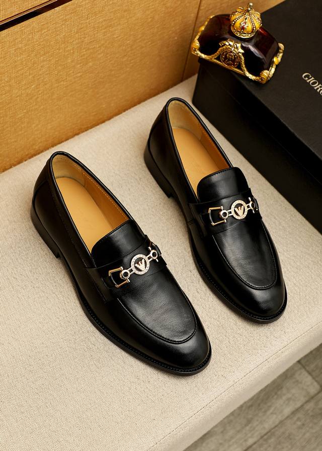 Armani's new men's dress shoes, official replica from the official website. The
