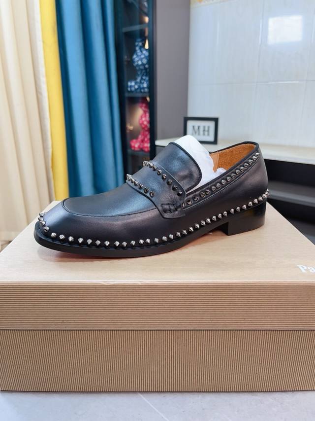 Factory Price p Cl New Formal Dress Shoes Christia* Loubouti* Red Sole Greggo Me