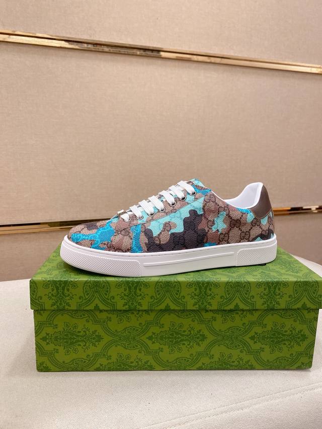 Factory Price. Gucci Men's Latest Collection Casual Shoes! 1:1 replica of the o