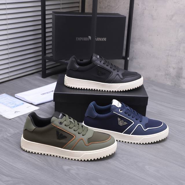 Product Trademark: Armani Casual Shoes True to Size: 39-45 Material: Selected c