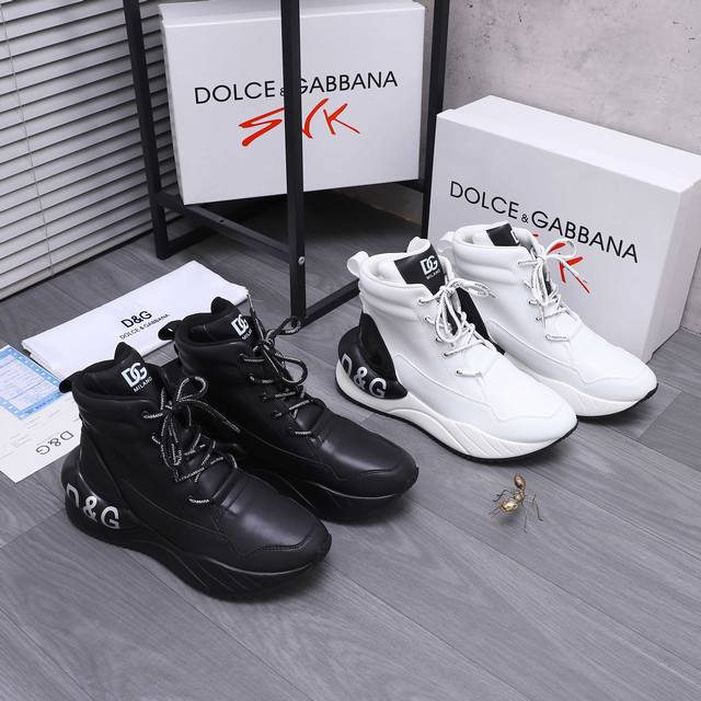 Product Trademark: Dg Dolce & Gabbana High-Top Couple Casual Shoes True to Size: