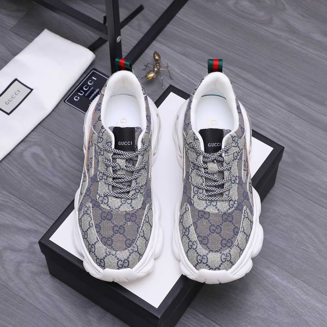 Product Trademark: Gucci Casual Lace-up Men's Shoes True to Size: 38-44 Materia