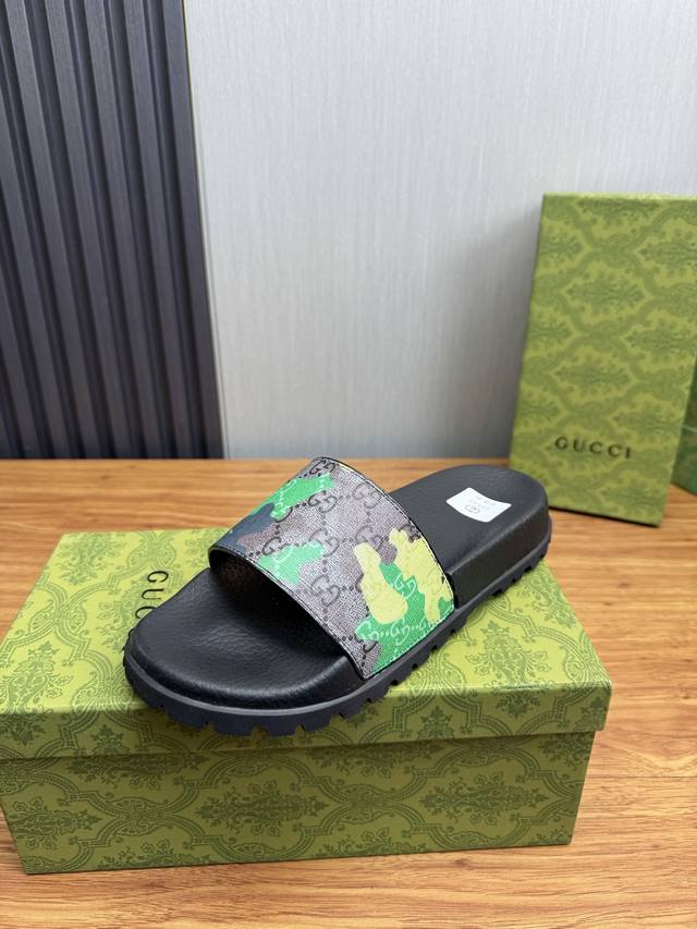 Factory direct price Gucci official website 1:1 couple's hot-selling slippers Al