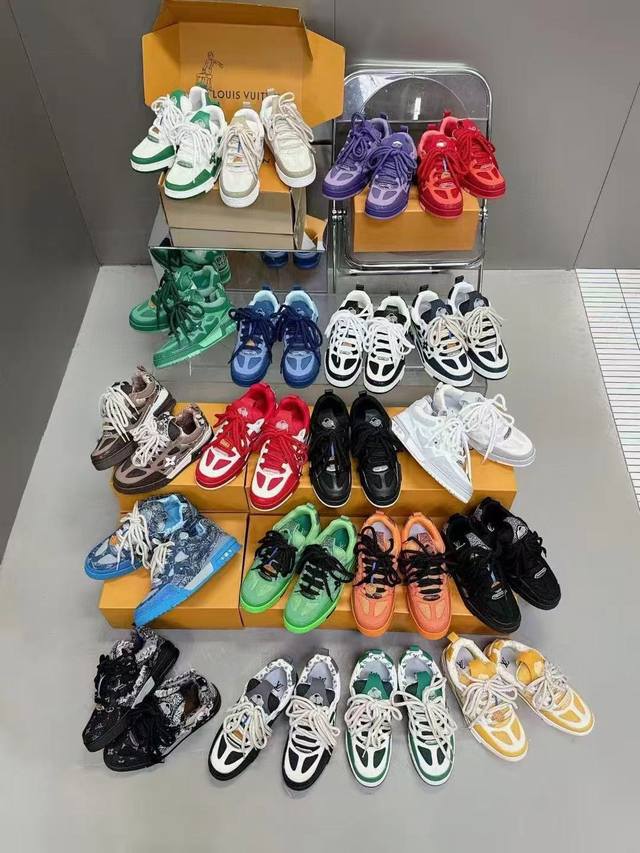 Real Price: Officially synchronized with the new color Louis Vuitton runway skat