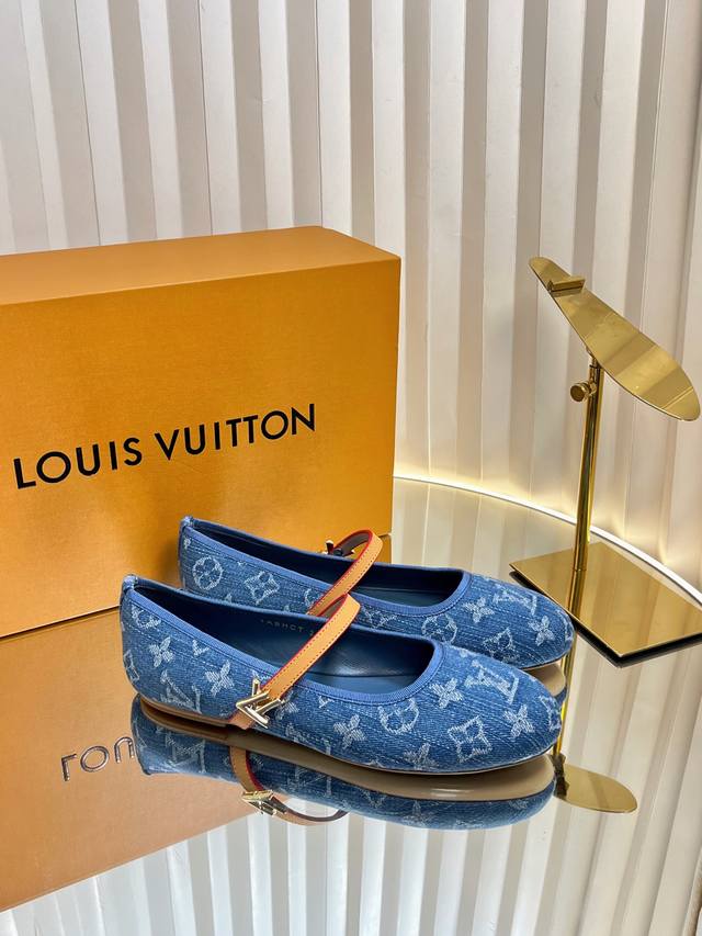 Top-tier version LV (Louis Vuitton) 25Ss Denim Shoes are so beautiful! We rarely
