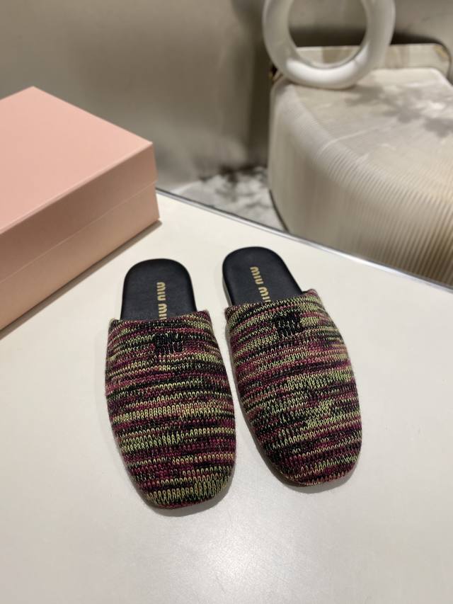 Top-tier factory-made, high-quality Miu Miu 2025 early spring new wool knitted c