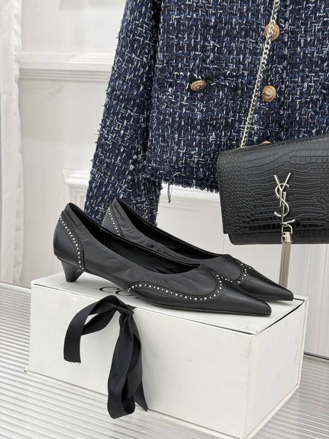 Factory Price p Cotemp60Wf New Pointed Toe Retro Color-Brushed Flat Shoes This s