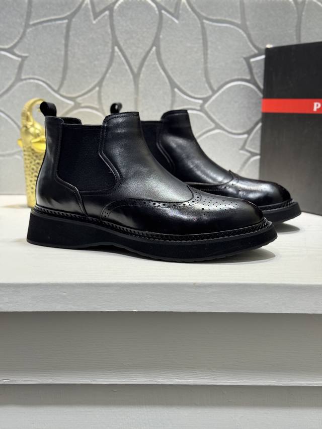 Factory direct price Prada platform men's shoes, original quality, perfect repl