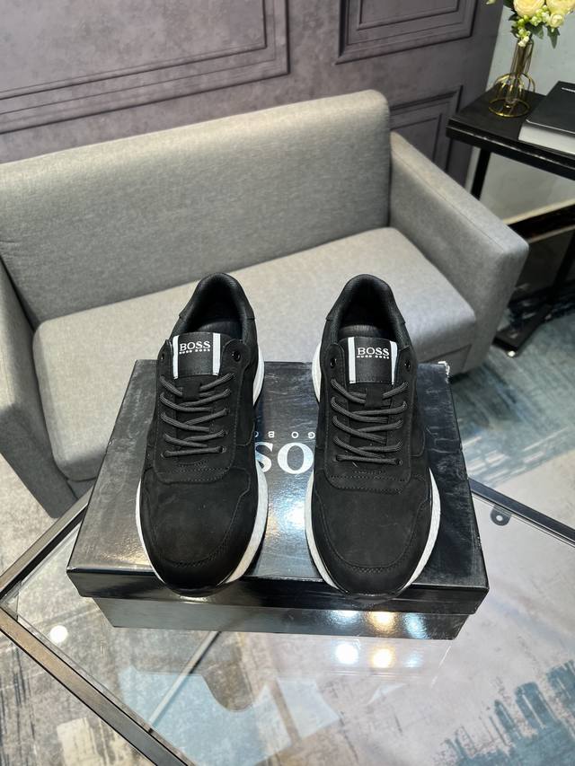 Factory direct price Boss latest casual men's shoes, high-quality workmanship,