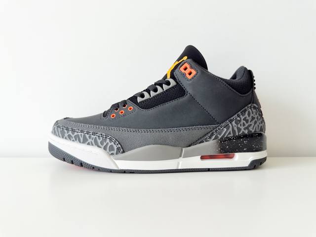Jordan Air Jordan 3 Fear Comfortable and Durable Mid-Top Retro Basketball Shoes
