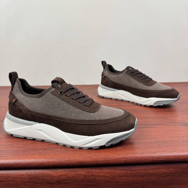 Santoni Italian Men's Handmade Patchwork Casual Shoes! This Italian handmade fo