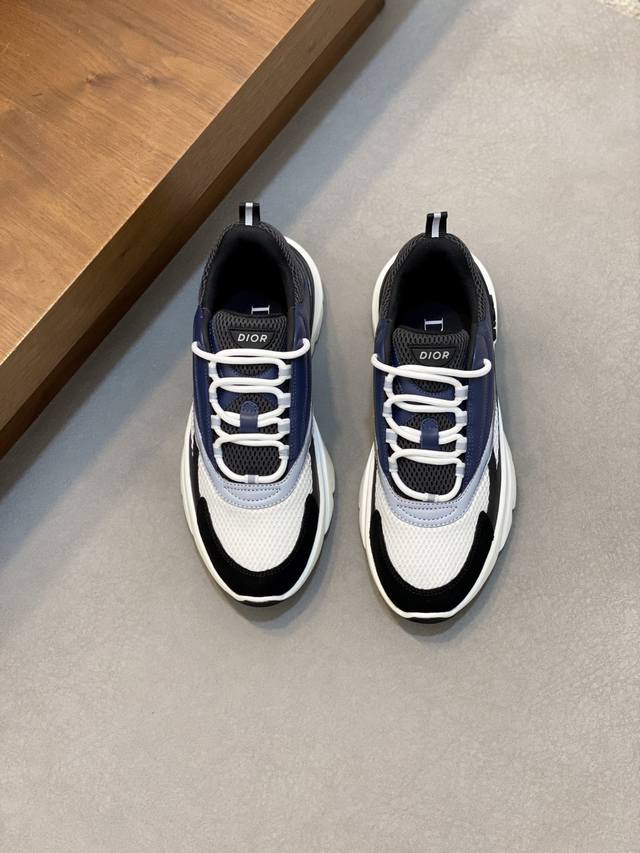 Dior B22 Men's Running Sneakers. This item draws inspiration from retro running