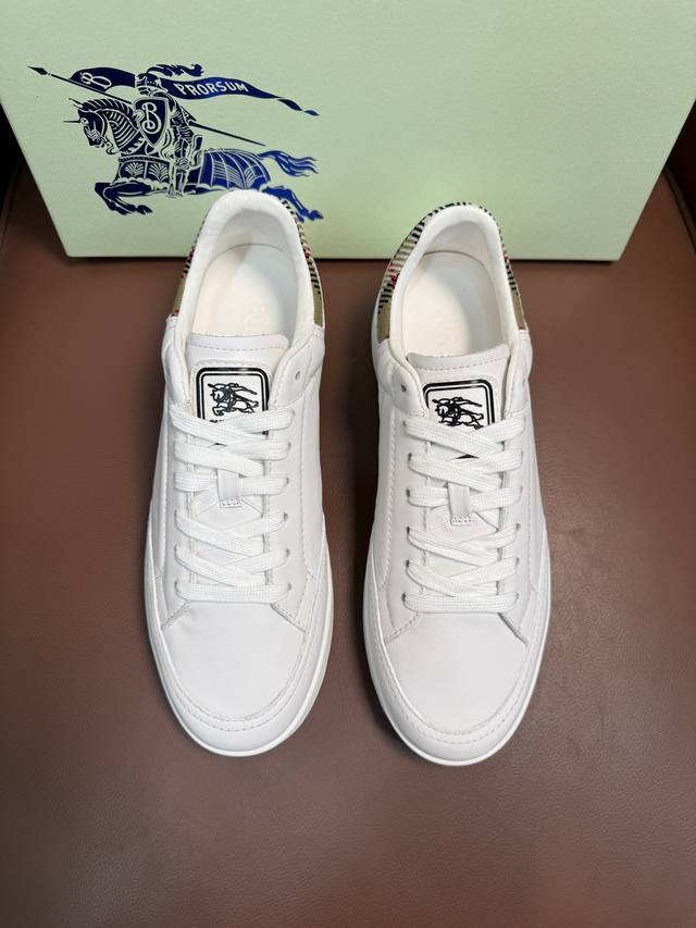 Burberry#New Burberry Equestrian Check Casual Sneakers, New Terrace Casual Sneak