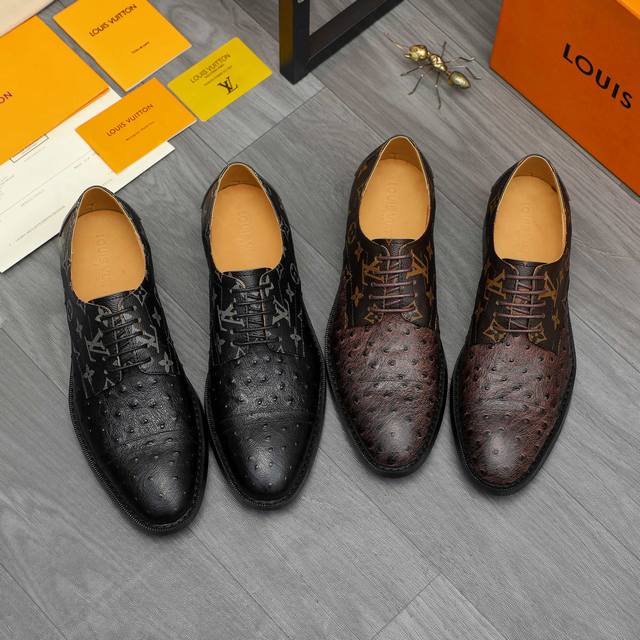 Factory direct price product trademark: LV Louis Vuitton business formal leathe