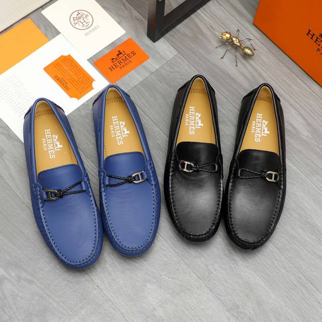 Factory direct price product trademark: Hermes casual slip-on shoes. True to si