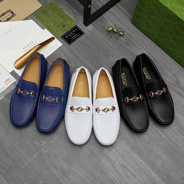 Factory direct price product trademark: Gucci casual slip-on men's shoes. True