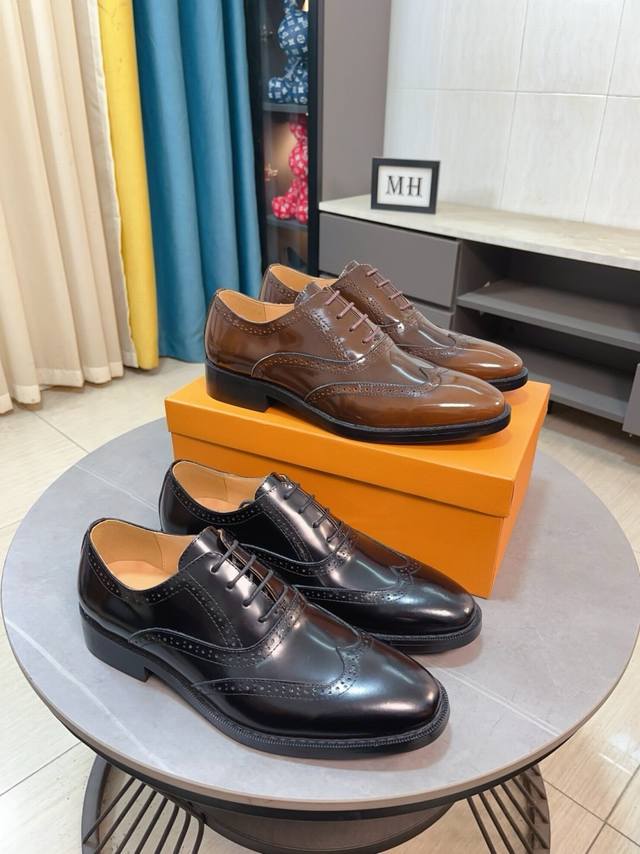 Factory Price p Louis Vuitton New Split-Skin Pigskin Shoes, the hottest classic