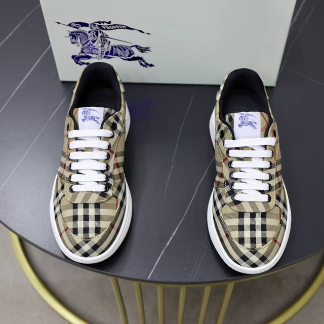 Factory Price (pp): Top-quality original Burberry 2025Ss men's classic low-top c