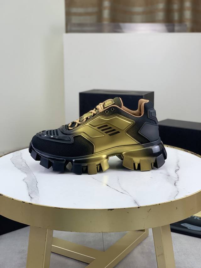 Factory Price Top-Tier Version 5D Printed Prada Dark Punk Martin Rock Tank Mecha