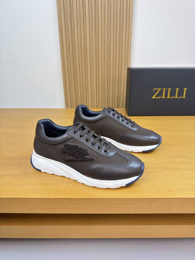 Zilli - High-end quality French original casual sports shoes - Upper: Nappa calf