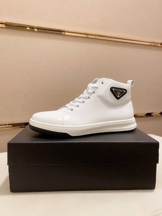 Factory price Prada ~ Prada trendy high-top new arrival, same style as official