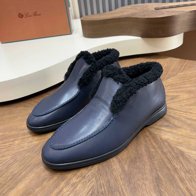 Loropiana Men's Autumn/Winter New Wool Shoes ( ) - High-Quality Raw Materials fr