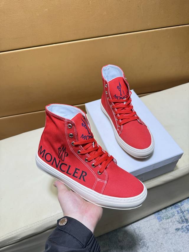Moncler High-Top Men's Shoes, 2025 HK, Released Simultaneously with Official St