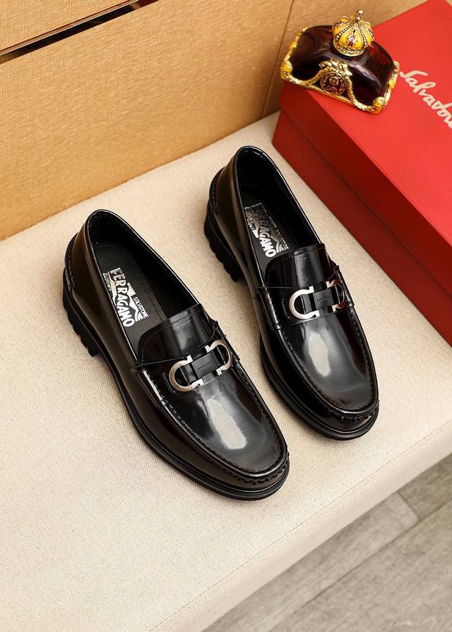 Product Trademark: Ferragamo Casual Leather Shoes True to Size: 38-44, 45-46 (Cu