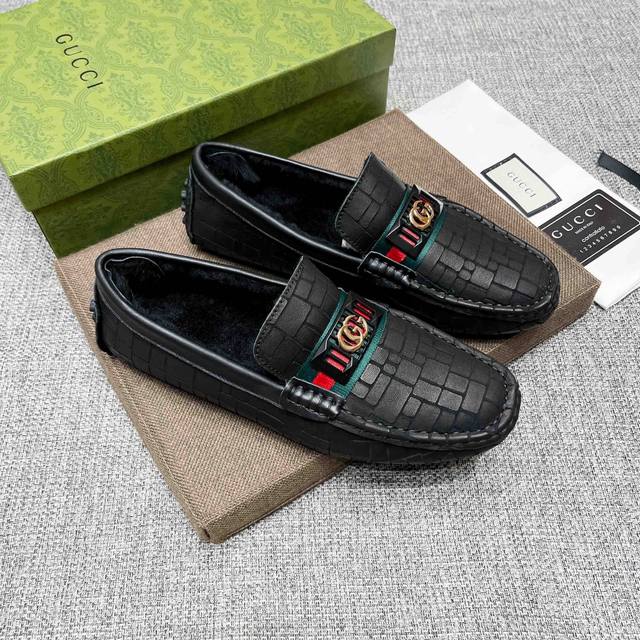 Real Price Gucci Official Flagship Store New Arrival with Genuine Wool Lining, C