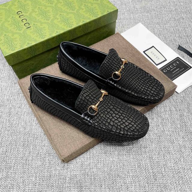 Real Price Gucci Official Flagship Store New Style Genuine Wool Lining, Comforta