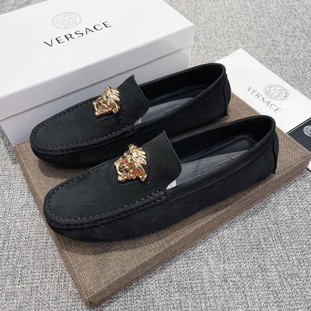 This is a high-end, best-selling Versace driving shoe from the official website