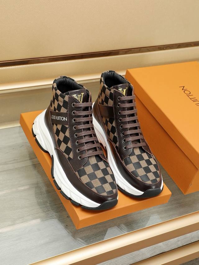 Factory p Loui* Vuitto* Hot-selling men's casual shoes, top-quality replica. The