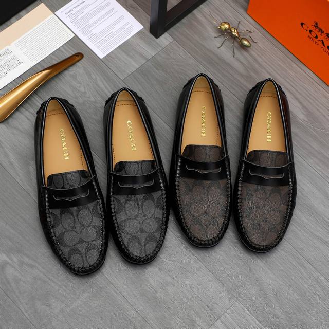 Product Trademark: Coach Casual Slip-on Men's Shoes True to Size: 38-44 Materia