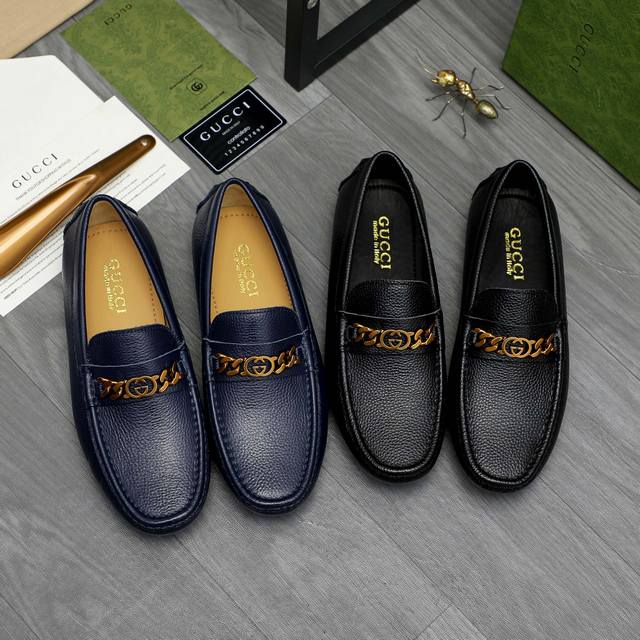Product Trademark: Gucci Casual Slip-on Men's Shoes True to Size: 38-44 Materia