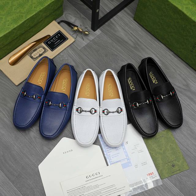 Product Trademark: Gucci Casual Slip-on Men's Shoes True to Size: 38-44 Materia