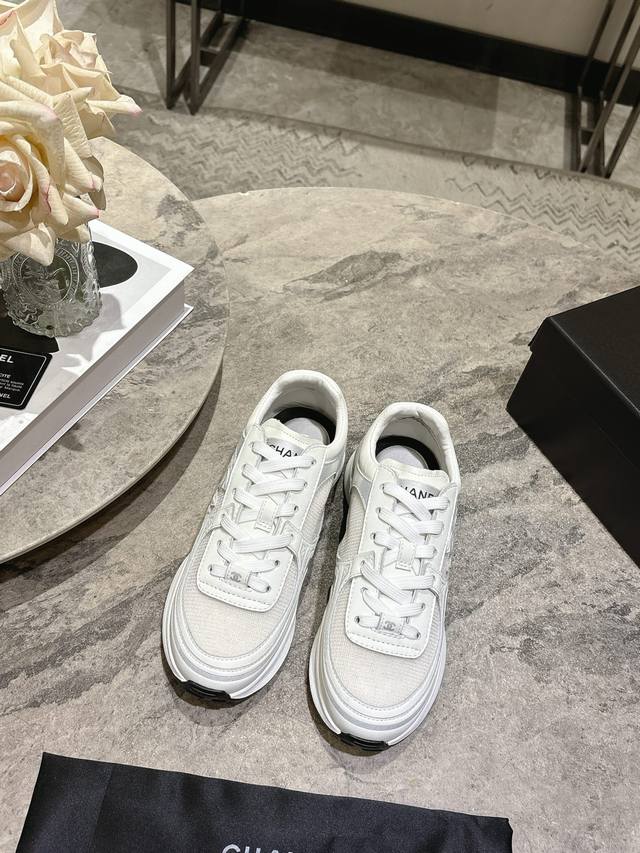 Chanel 26C Second Generation Silver Horn King Series Casual Sports Shoes Incredi